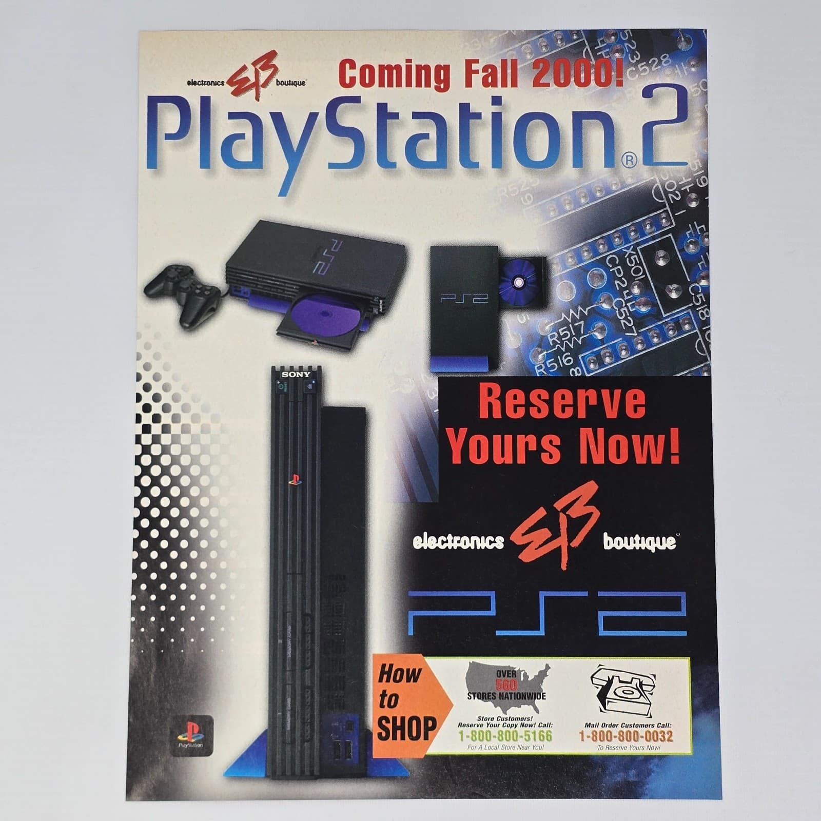 PlayStation 2 Console Fall 2000 Print Ad/Poster
