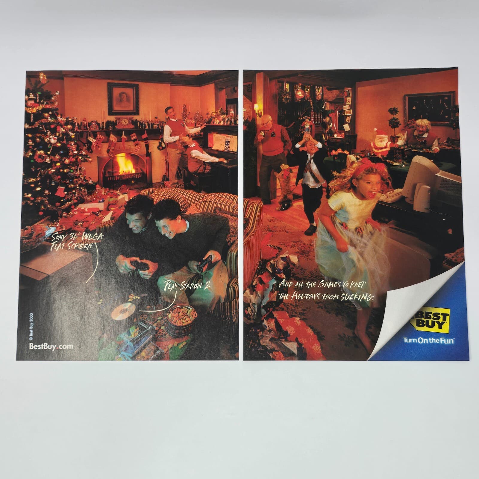 Best Buy PS2 Sony WEGA Christmas Holiday Print Ad/Poster Official Promo Art