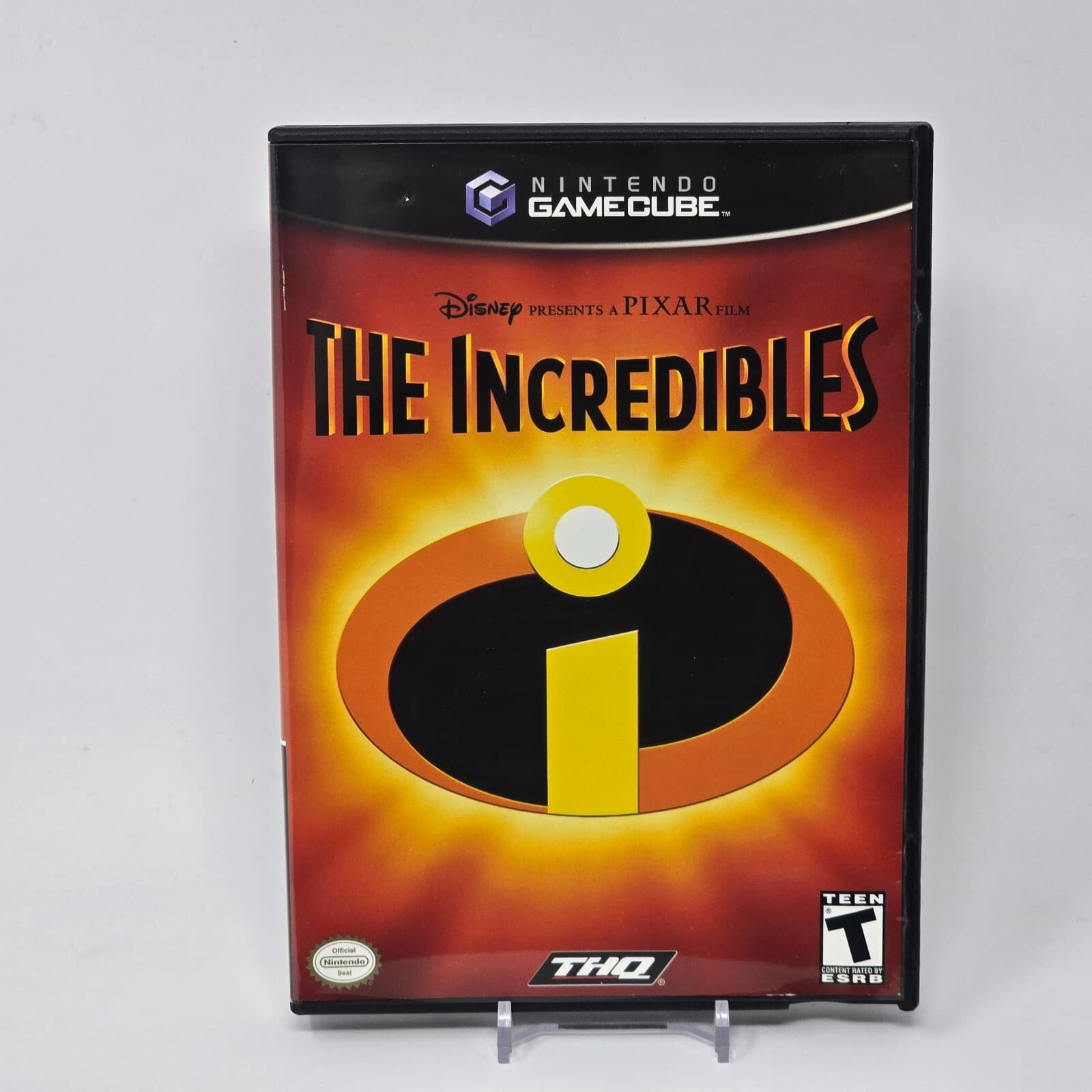 The Incredibles (Nintendo GameCube) Black Label Case & Disc TESTED