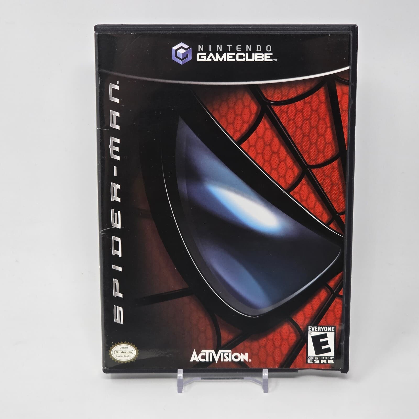 Spider-Man (Nintendo GameCube) Black Label Case & Disc TESTED