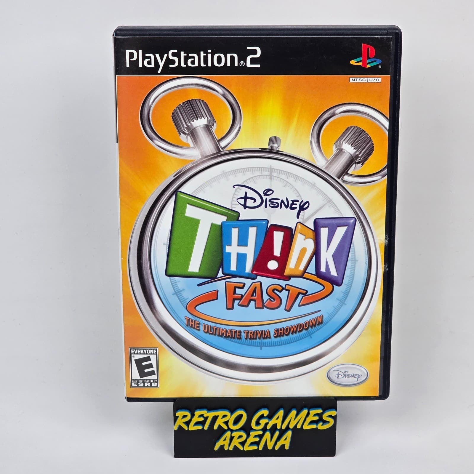 Disney Think Fast (PlayStation 2 PS2) CIB COMPLETE