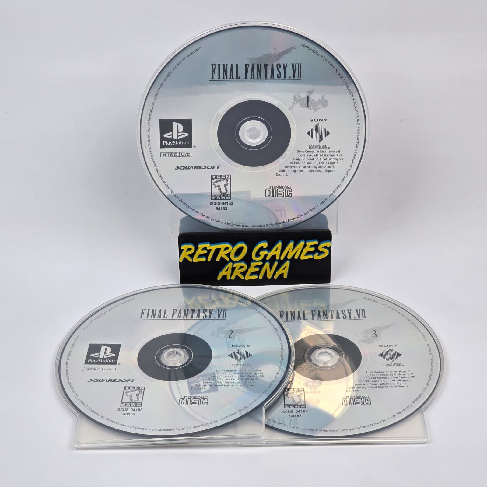 Final Fantasy VII 7 (PlayStation 1 PS1) Greatest Hits Discs