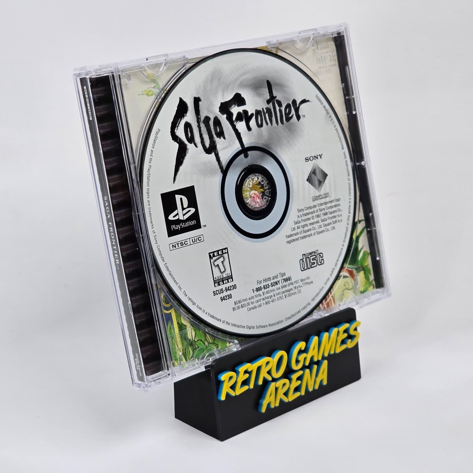 SaGa Frontier (PlayStation 1 PS1) Case & Disc