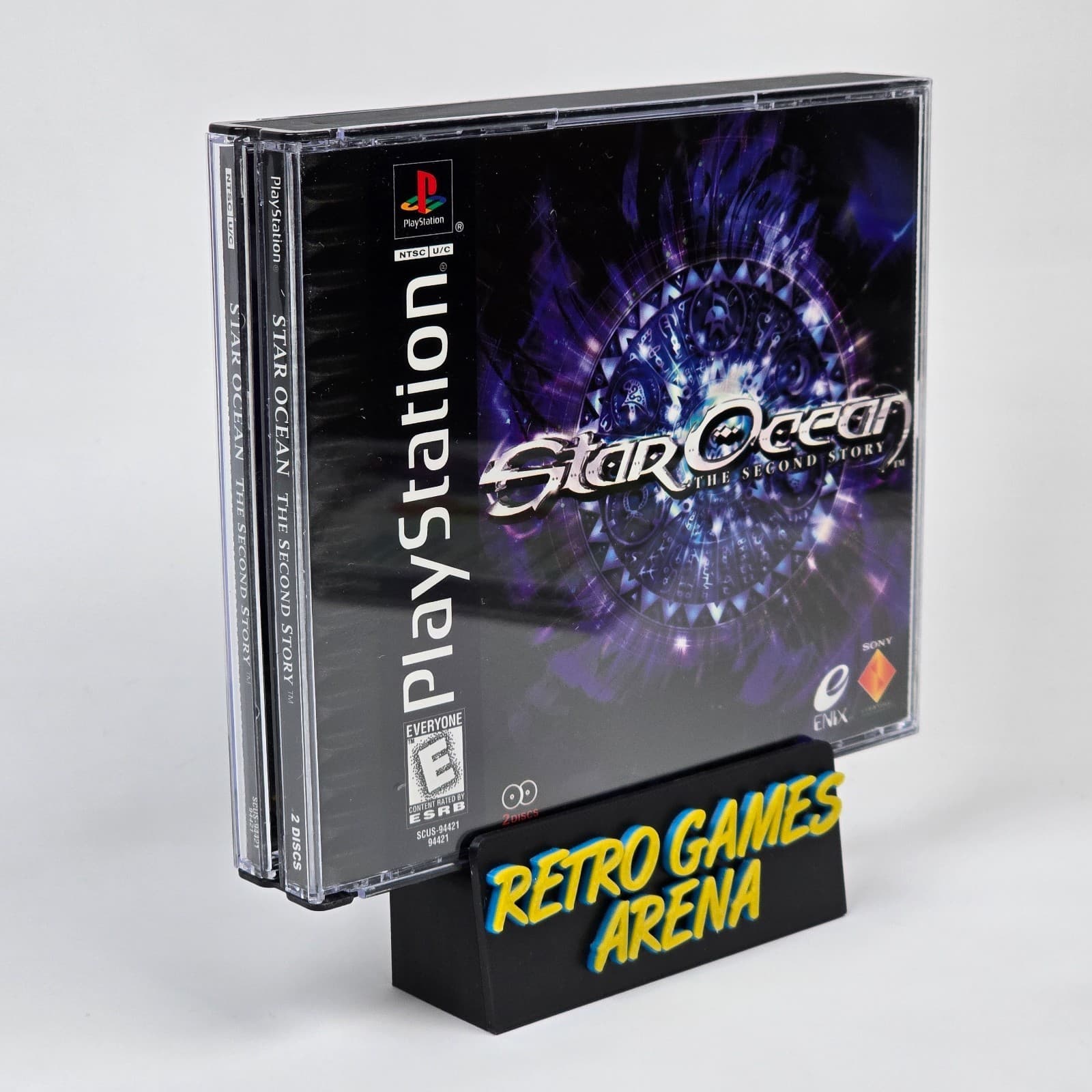 Star Ocean: The Second Story (PlayStation 1 PS1) Case & Discs