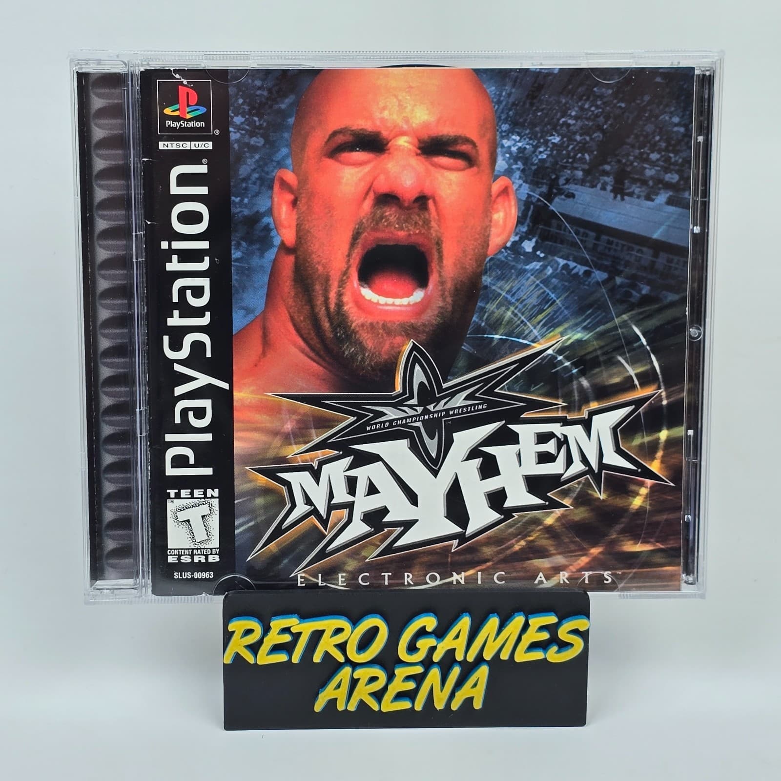 WCW Mayhem (PlayStation 1 PS1) CIB COMPLETE