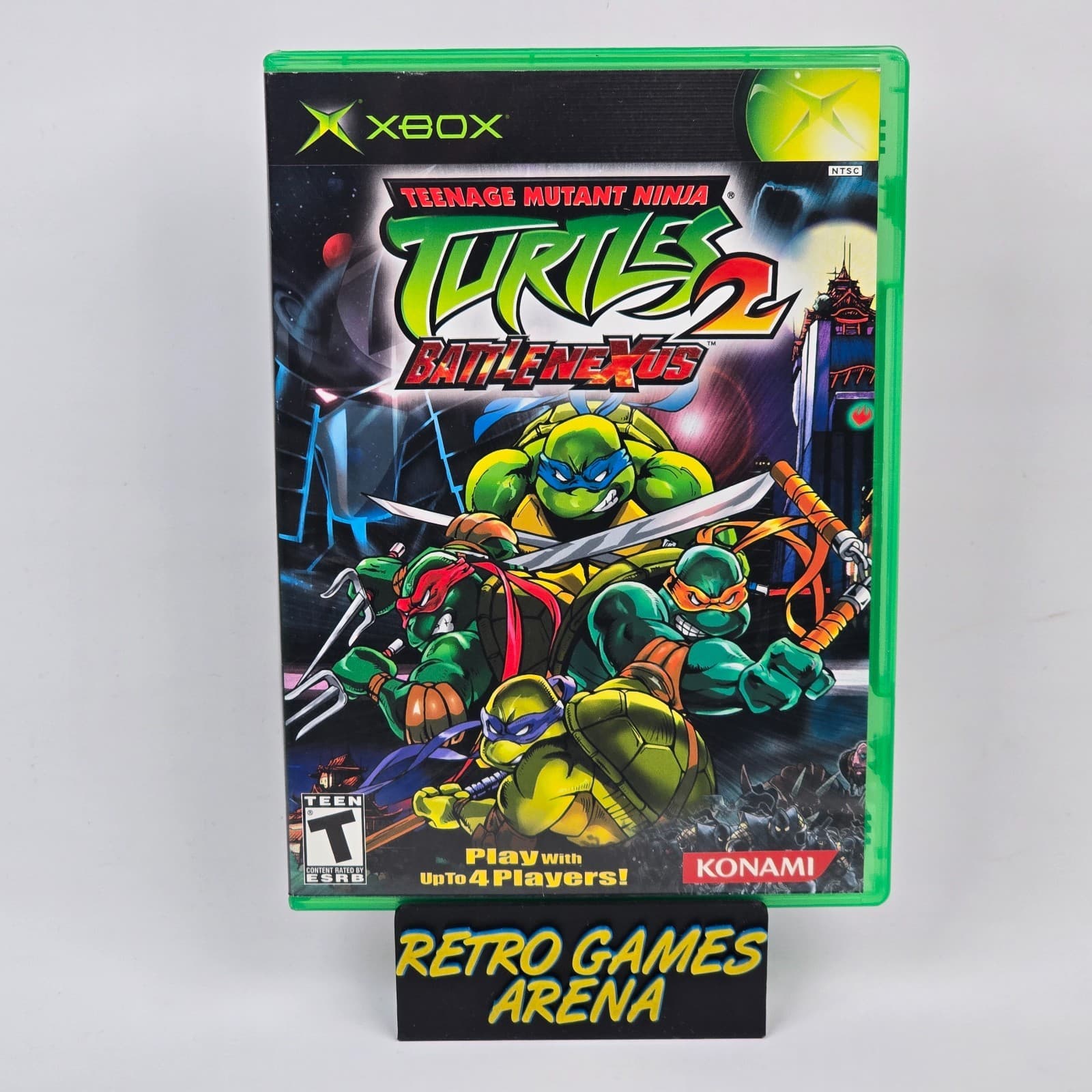 Teenage Mutant Ninja Turtles TMNT 2: BattleNexus (Original Xbox) Case & Disc