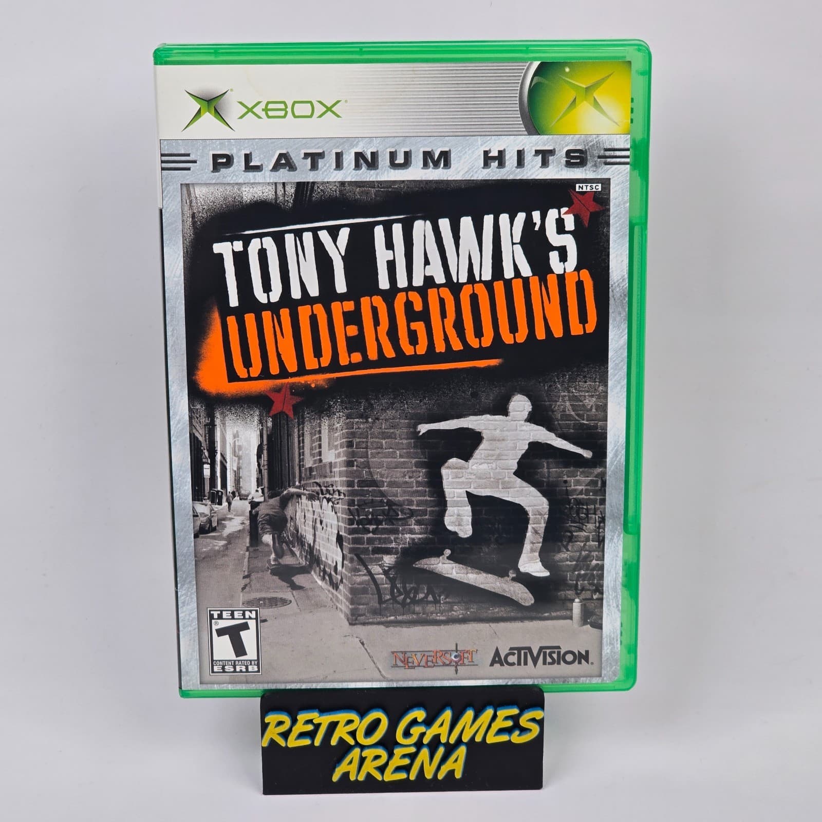Tony Hawk's Underground (Original Xbox) Platinum Hits Case & Disc
