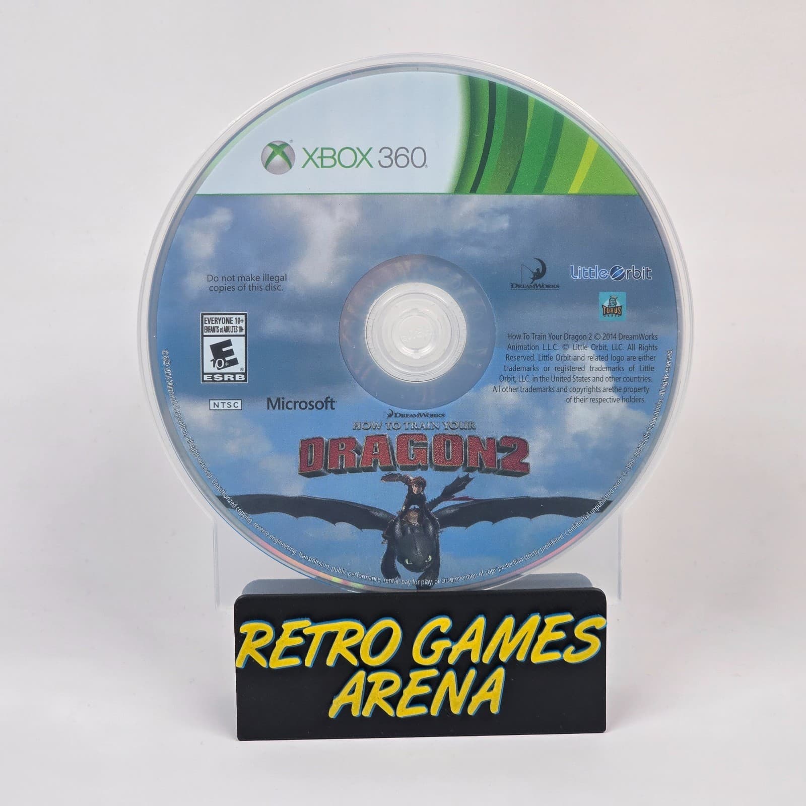 How to Train Your Dragon 2 (Xbox 360) Disc