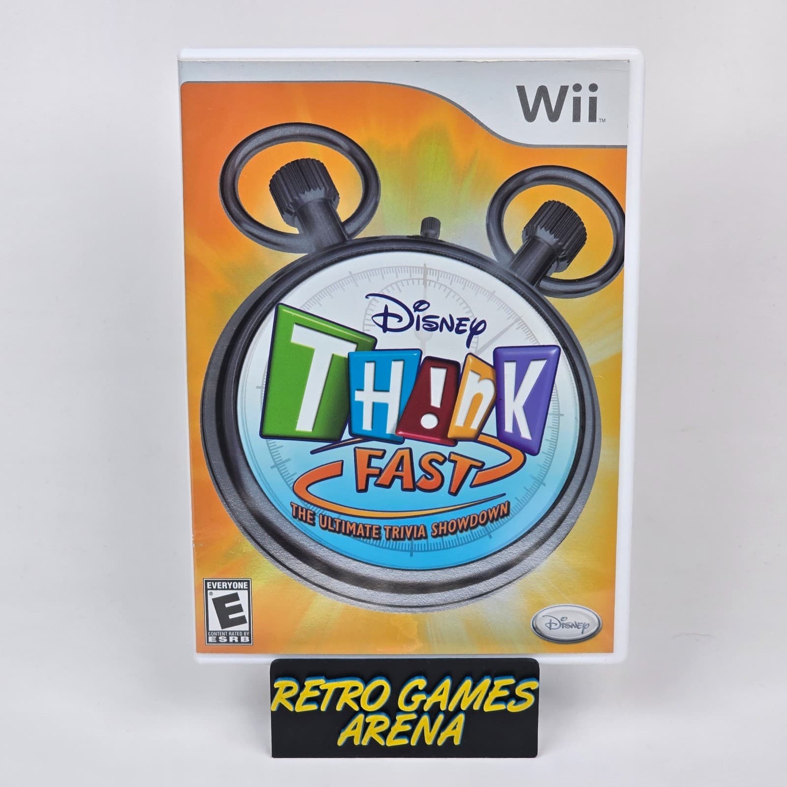 Disney Think Fast (Nintendo Wii) Case & Disc