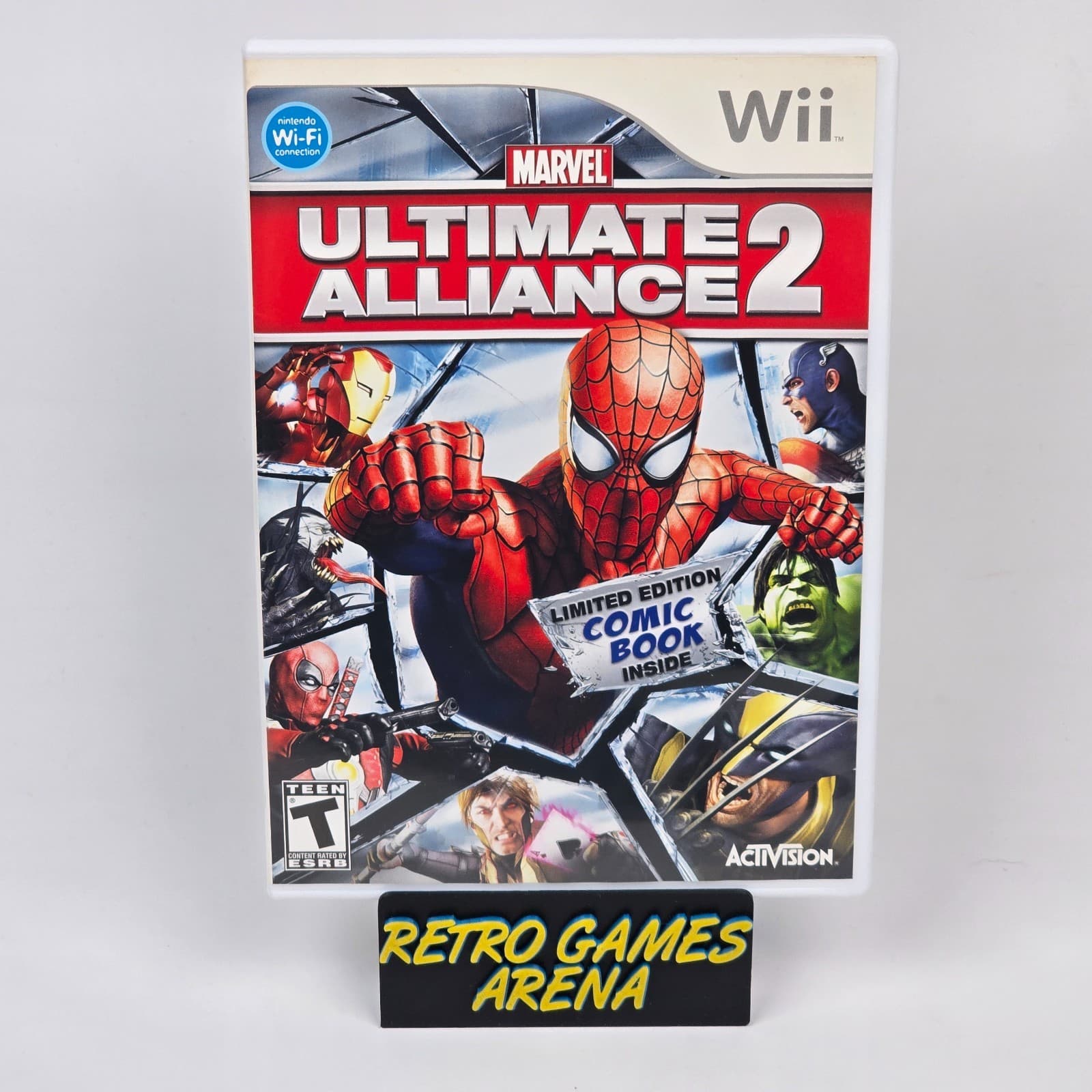 Marvel: Ultimate Alliance 2 (Nintendo Wii) Case & Disc