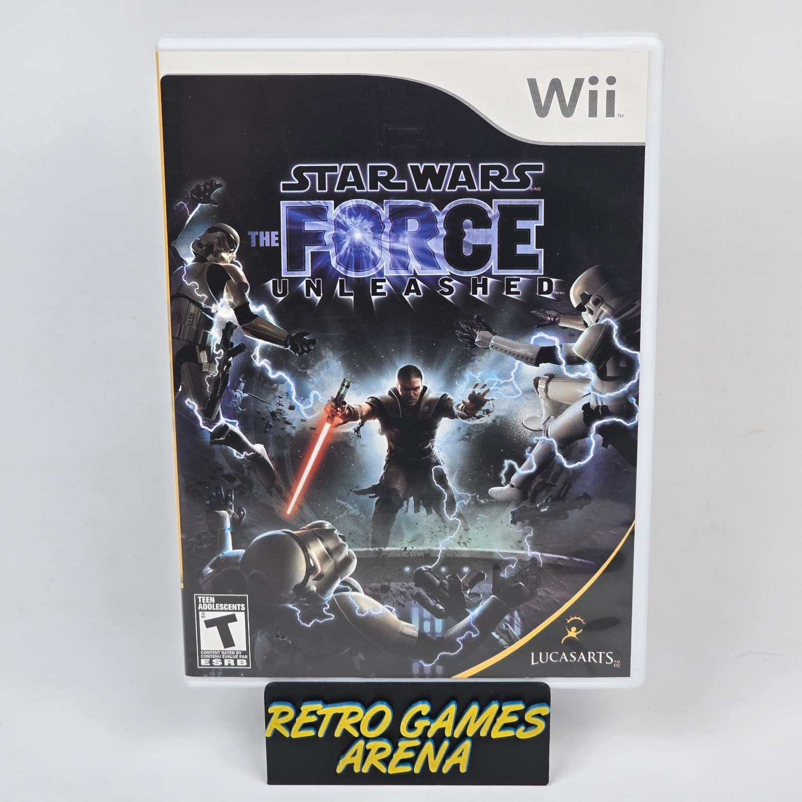 Star Wars: The Force Unleashed (Nintendo Wii) Case & Disc