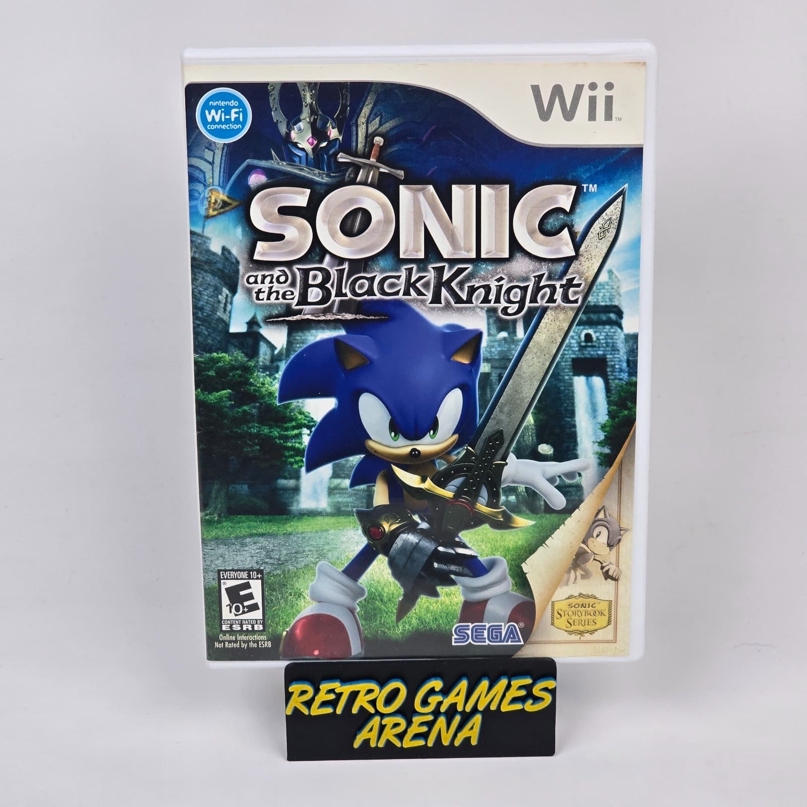 Sonic and the Black Knight (Nintendo Wii) Case & Disc