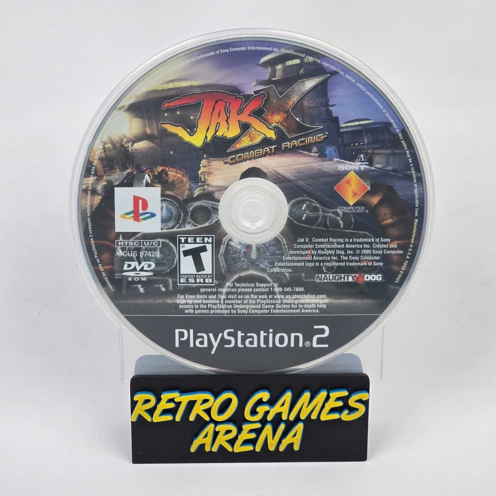 Jak X: Combat Racing (PlayStation 2 PS2) Disc