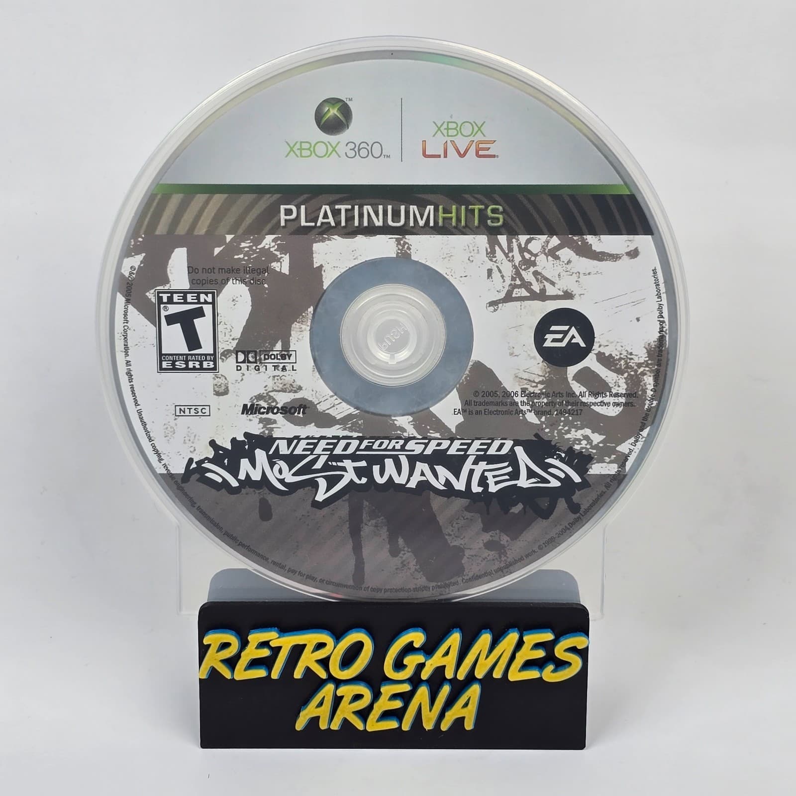 Need for Speed: Most Wanted (Xbox 360) Platinum Hits Disc