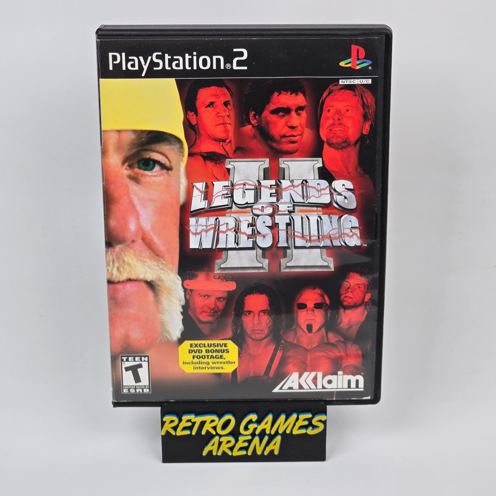 Legends of Wrestling II 2 (PlayStation 2 PS2) Case & Disc