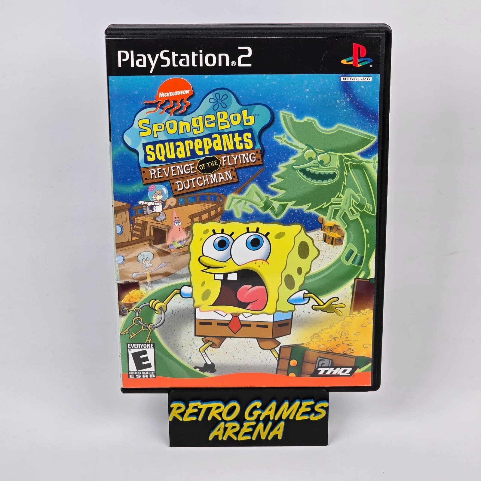 SpongeBob SquarePants Revenge of Flying Dutchman (PlayStation 2 PS2) Case & Disc
