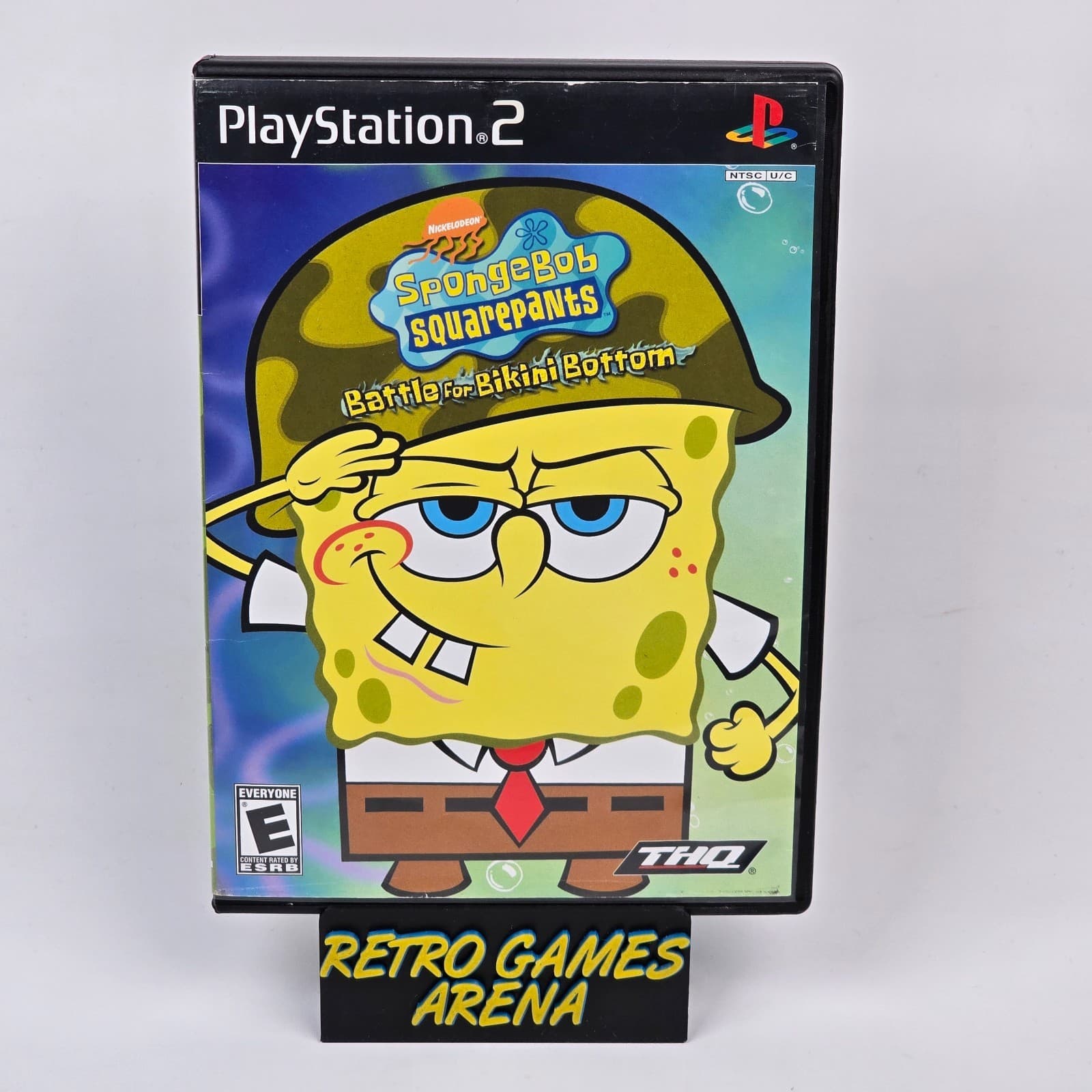 SpongeBob SquarePants Battle Bikini Bottom (PlayStation 2 PS2) BL Case & Disc