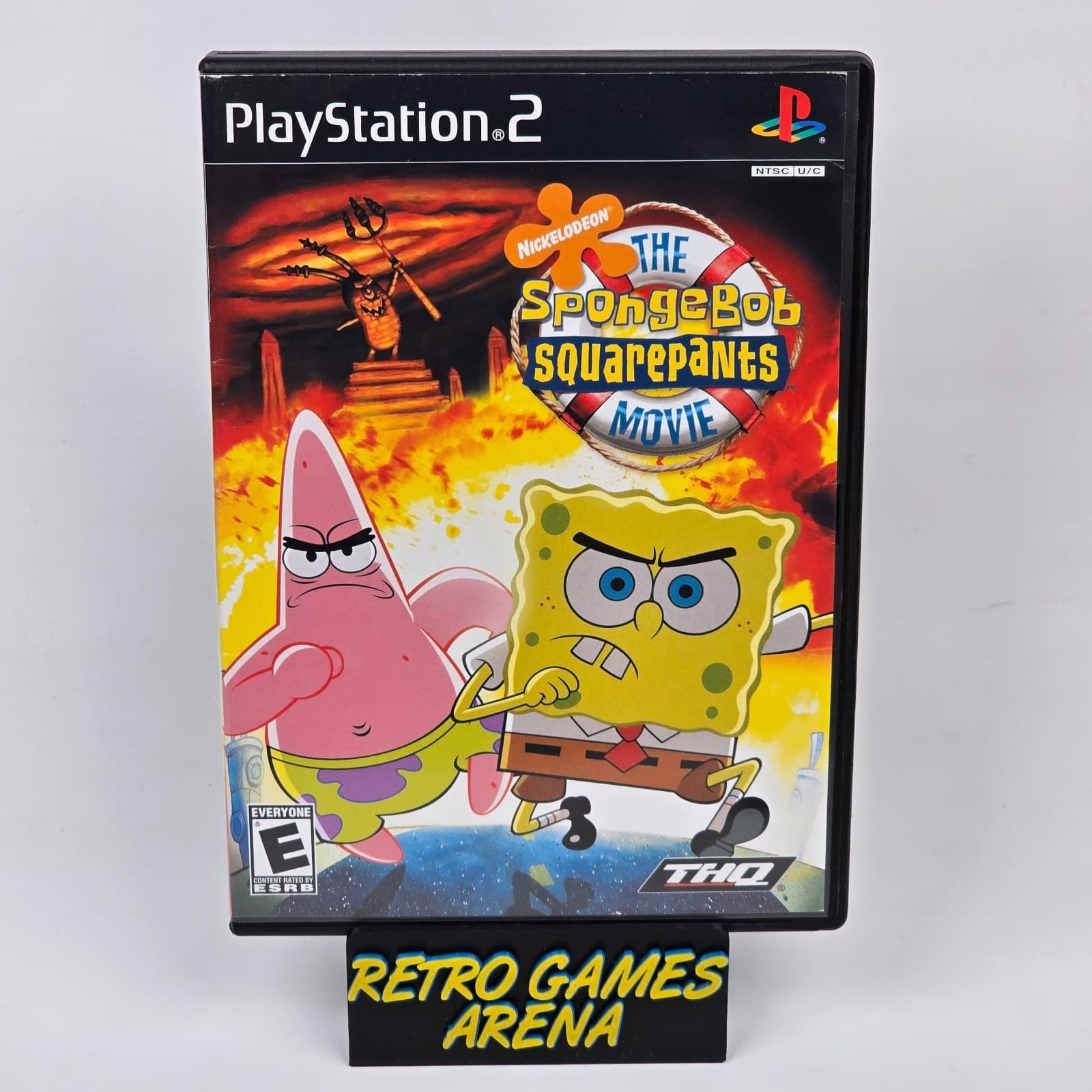 The SpongeBob SquarePants Movie (PlayStation 2 PS2) Case & Disc