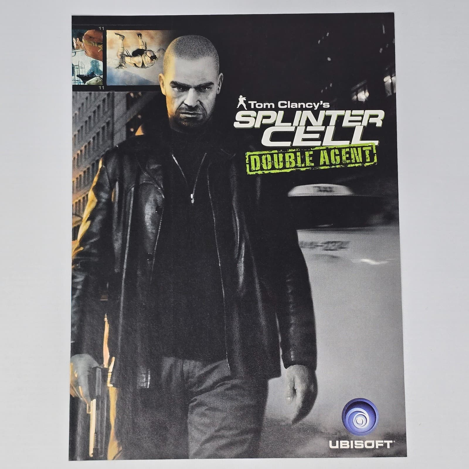 Splinter Cell Double Agent PlayStation 2 PS2 Xbox PC Clancy's Print Ad/Poster