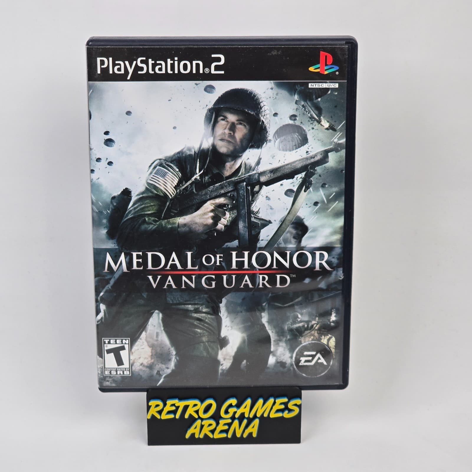 Medal of Honor: Vanguard (PlayStation 2 PS2) Black Label Case & Disc