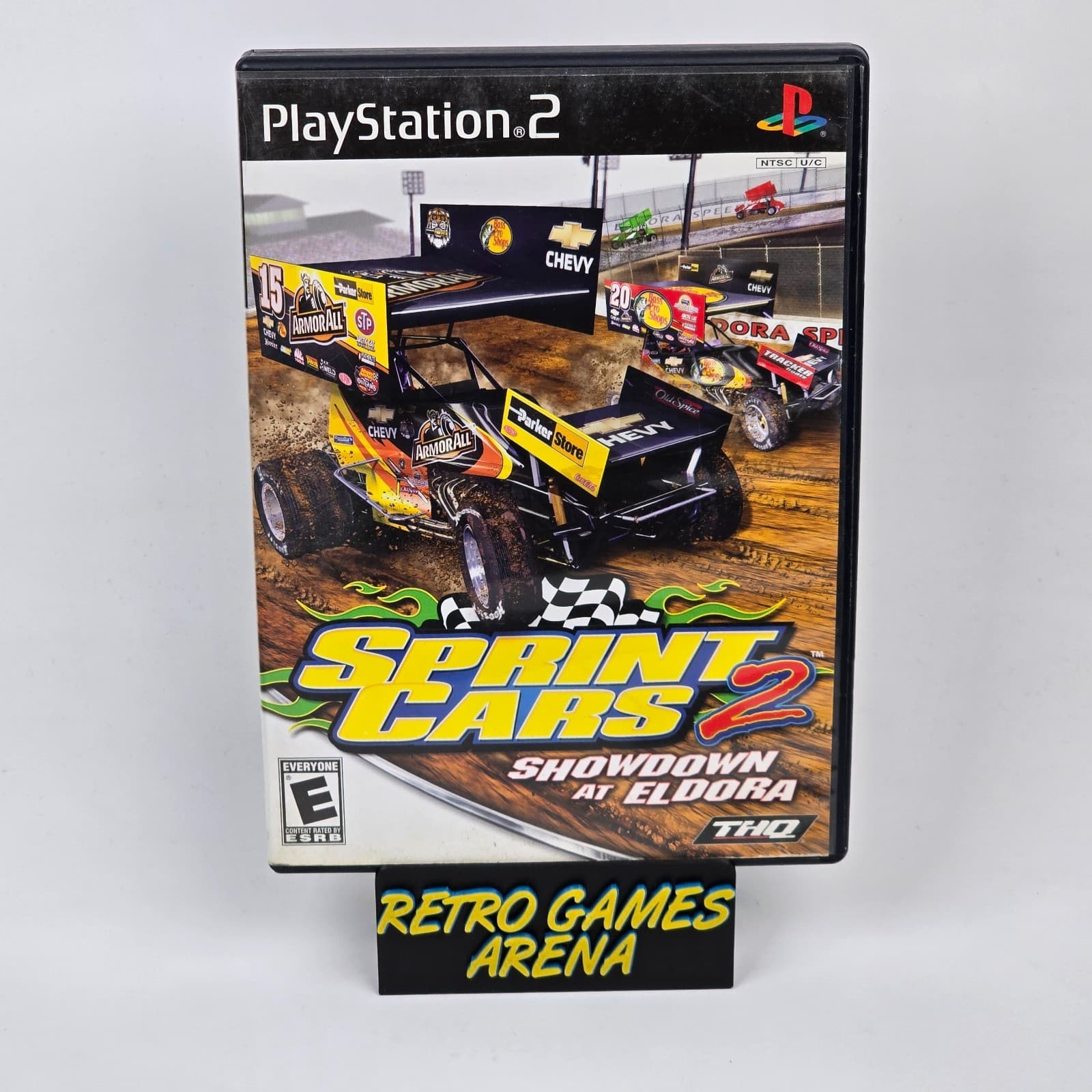 Sprint Cars 2: Showdown at Eldora (PlayStation 2 PS2) Case & Disc
