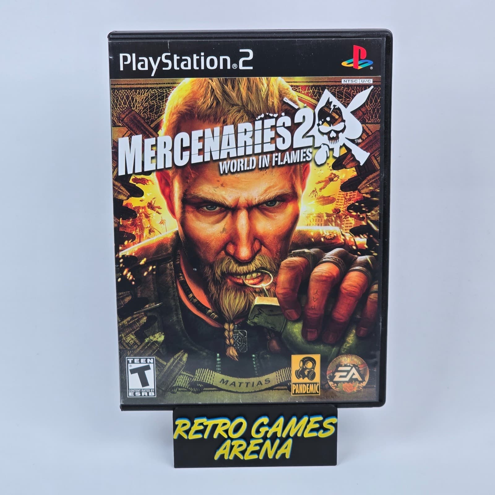 Mercenaries 2: World in Flames (PlayStation 2 PS2) CIB COMPLETE