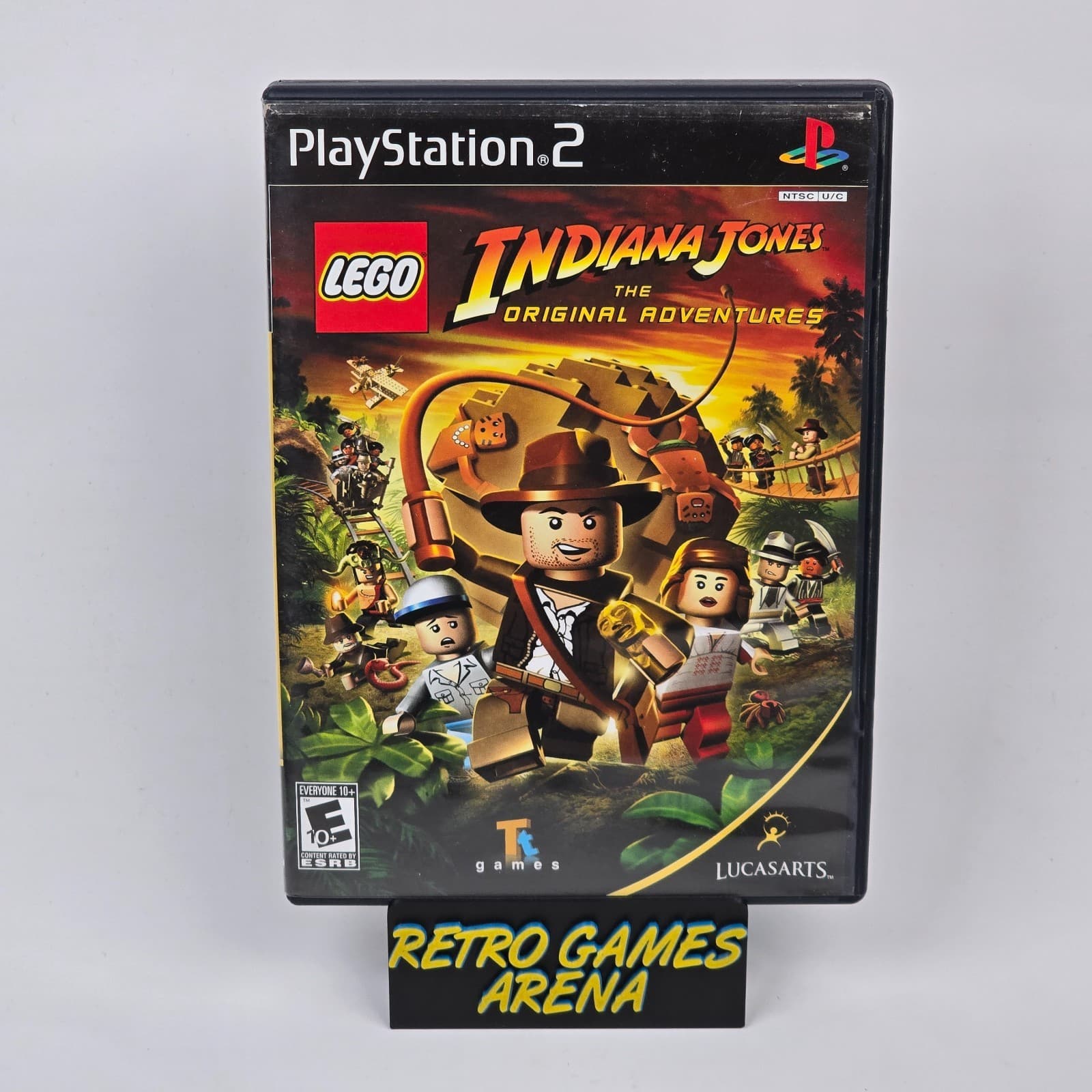 LEGO Indiana Jones: The Original Adventures (PlayStation 2 PS2) Black Label CIB