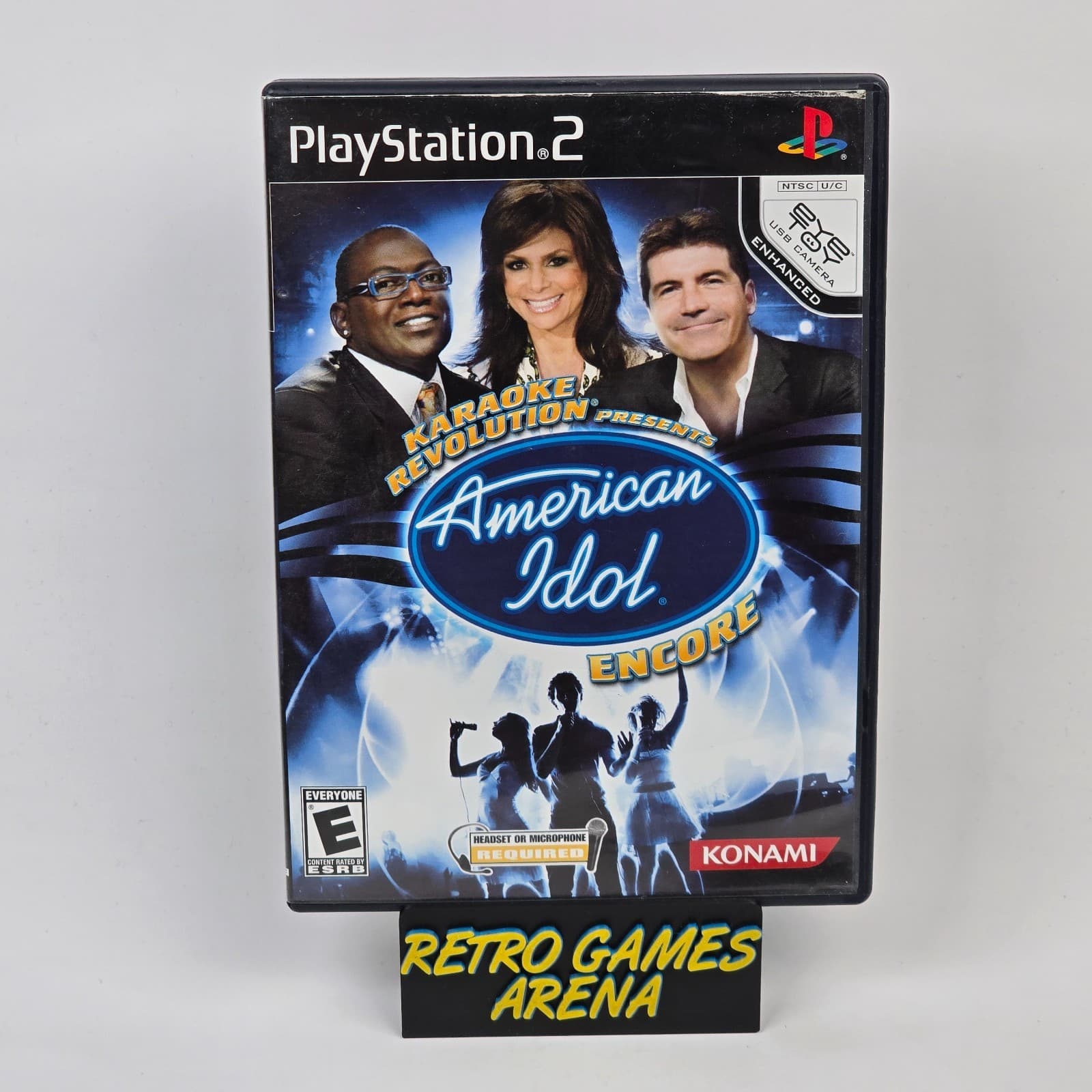 Karaoke Revolution Presents American Idol Encore (PlayStation 2 PS2) CIB