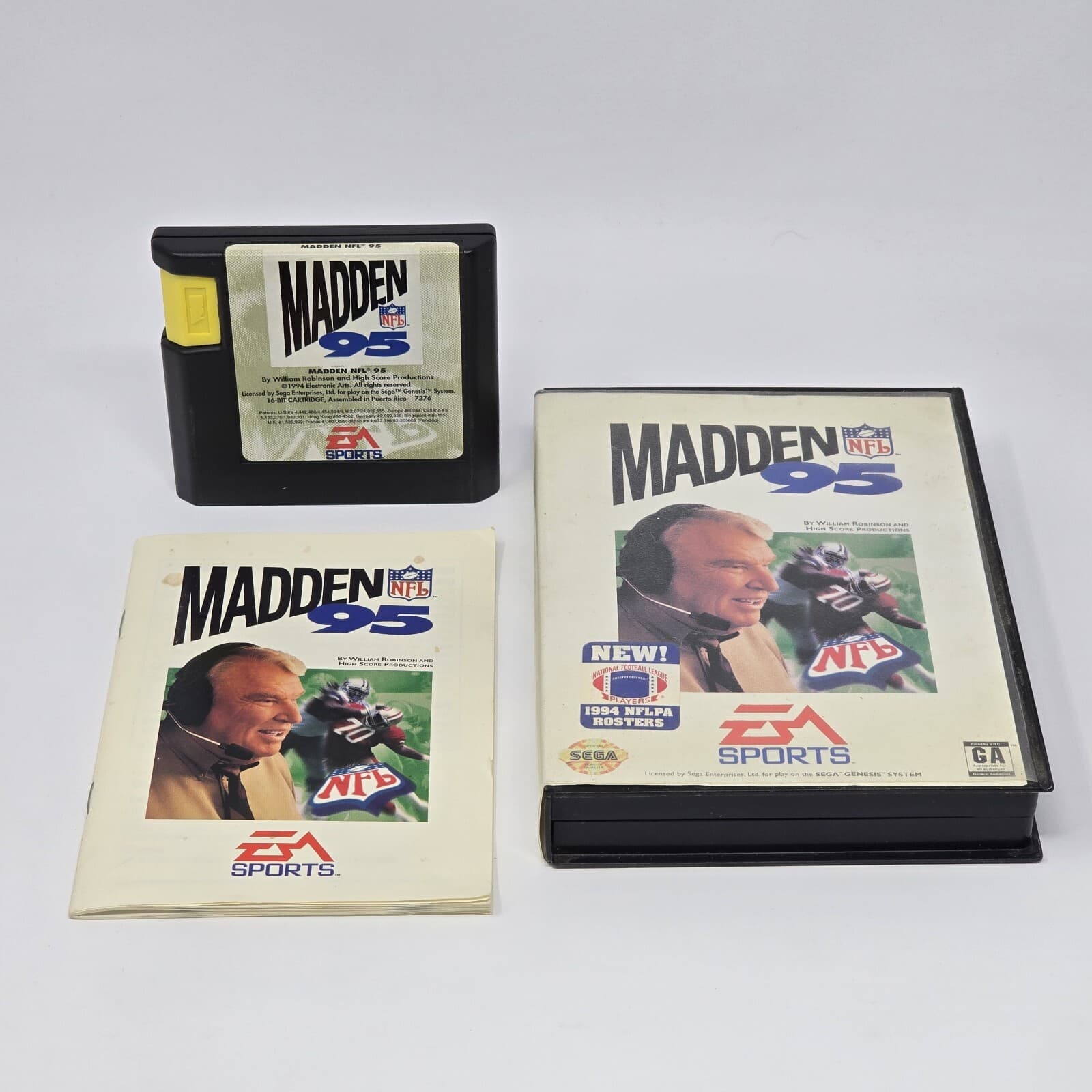 Madden NFL 95 (Sega Genesis) CIB COMPLETE & TESTED