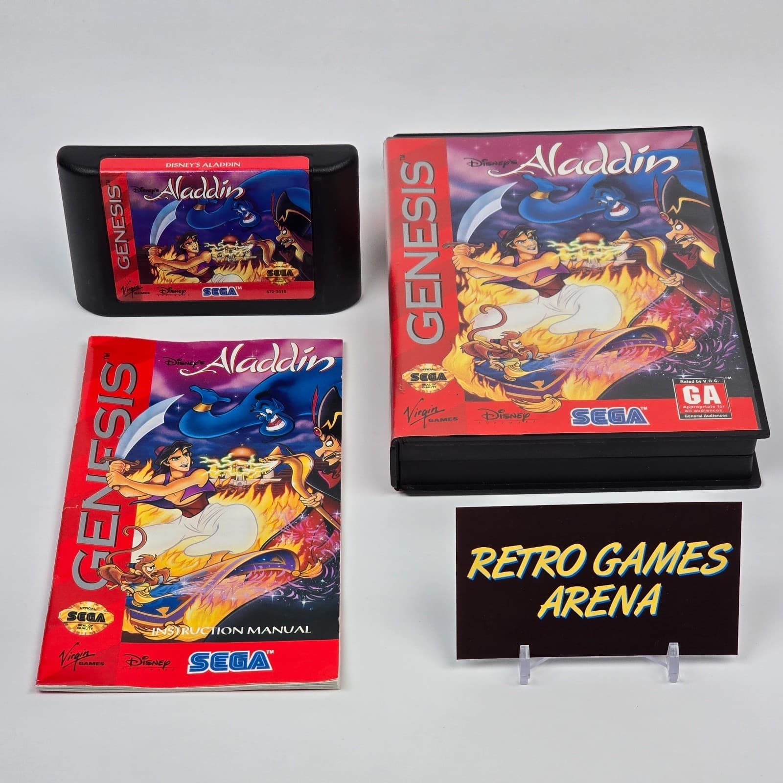 Aladdin (Sega Genesis) CIB COMPLETE