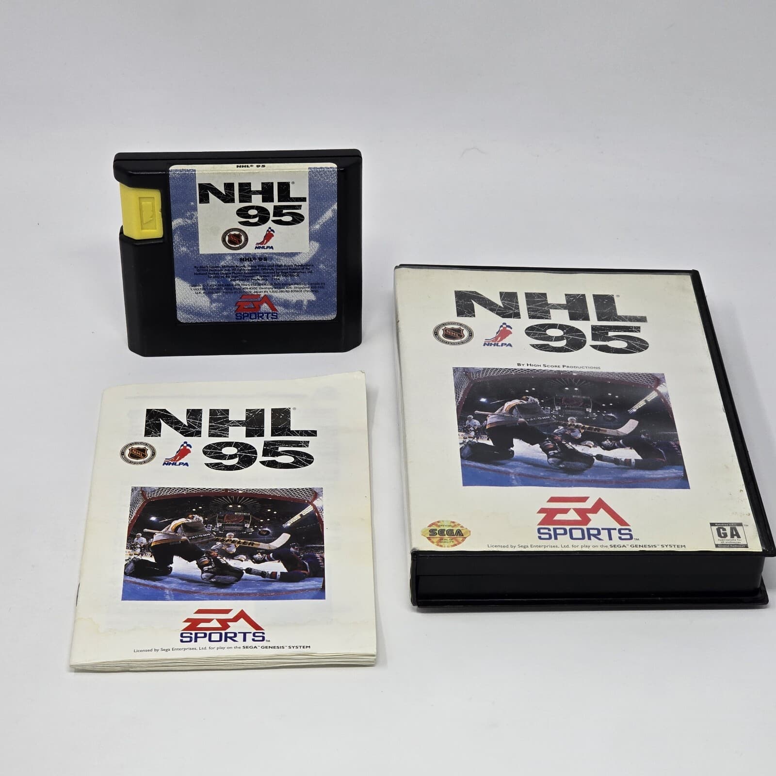 NHL 95 Hockey (Sega Genesis) CIB COMPLETE & TESTED