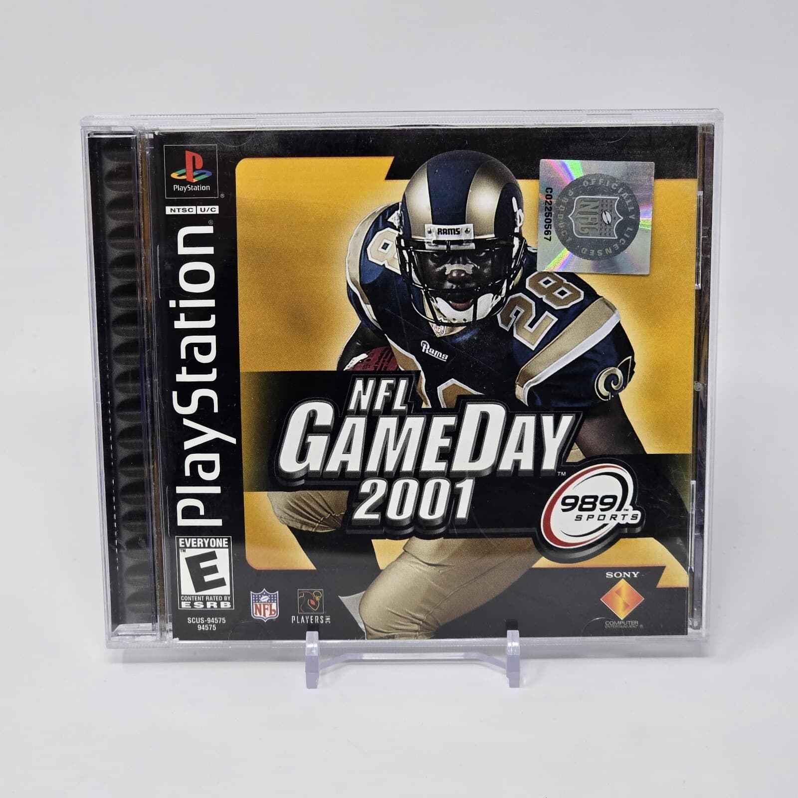 NFL GameDay 2001 (PlayStation 1 PS1) CIB COMPLETE & TESTED