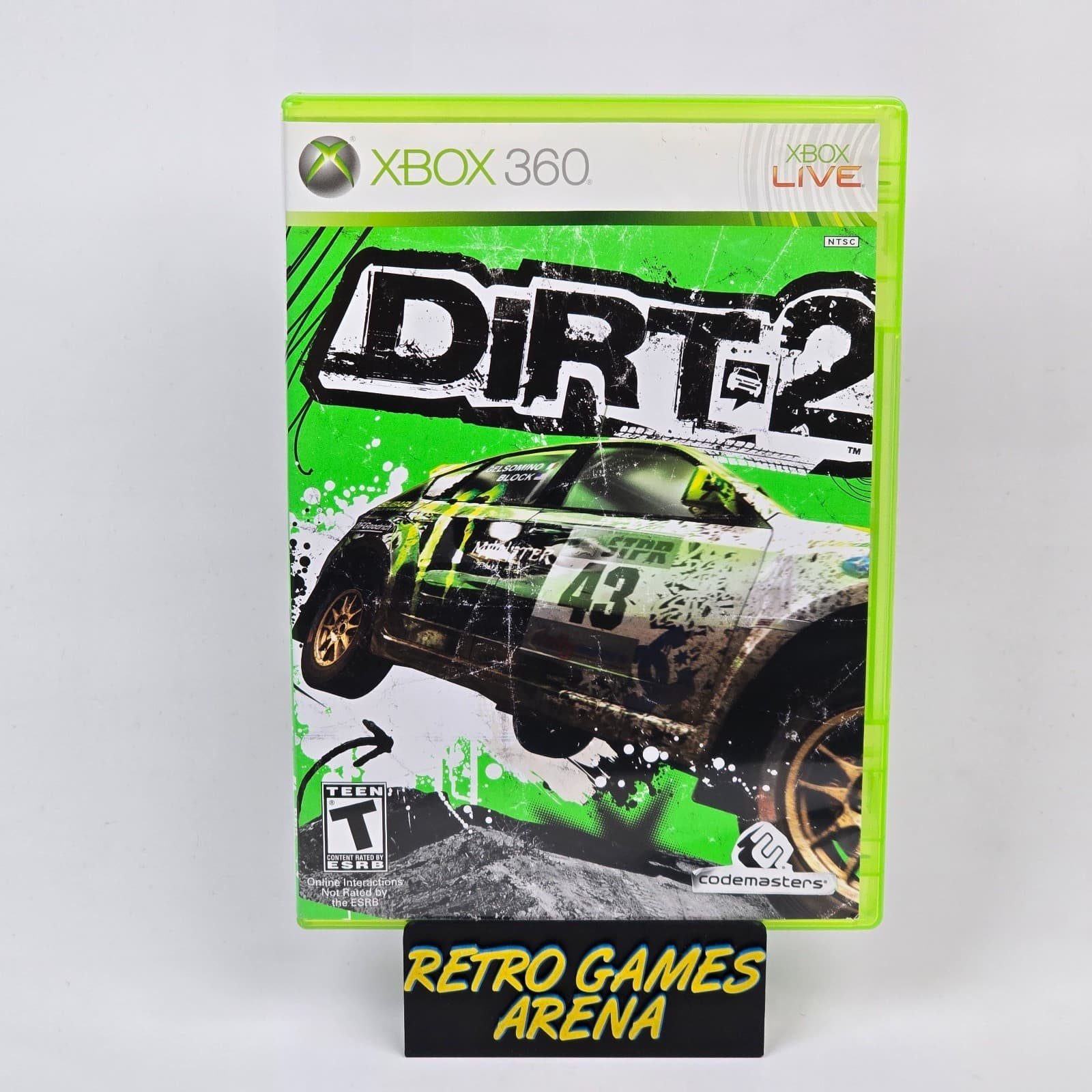 Dirt 2 (Xbox 360) Case & Disc