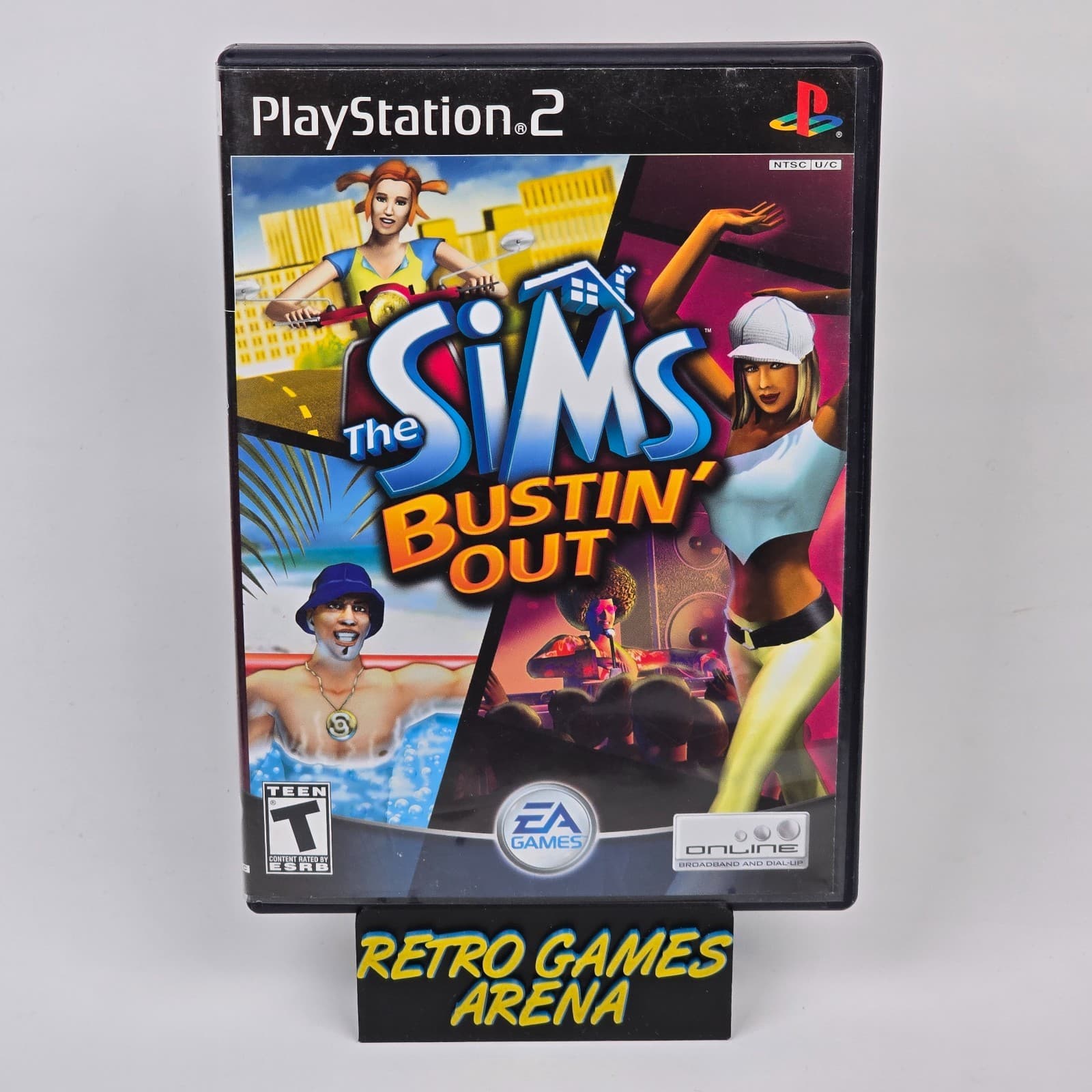 The Sims: Bustin Out (PlayStation 2 PS2) Black Label CIB COMPLETE