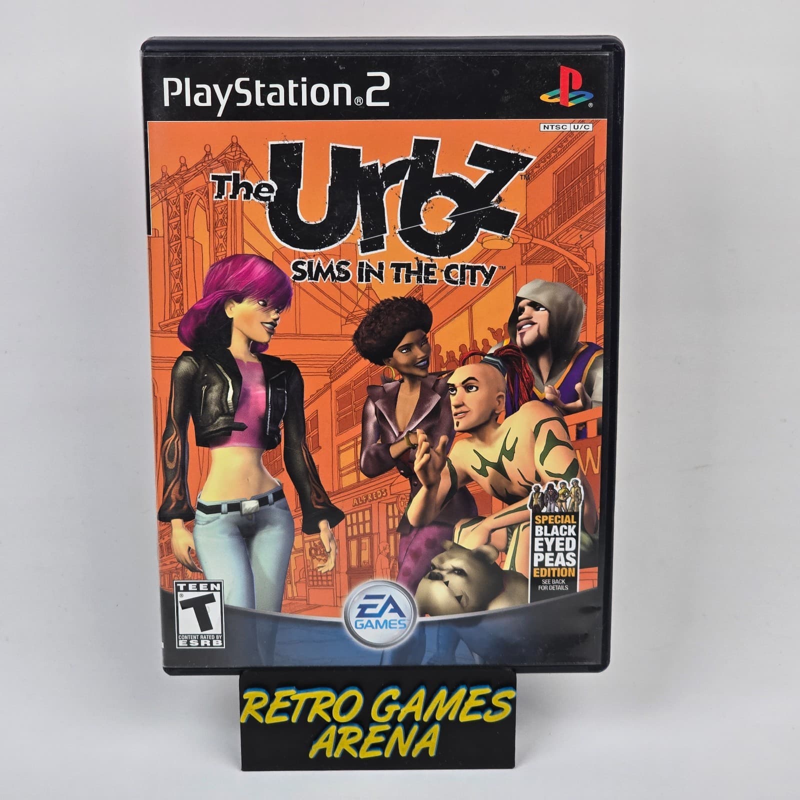 The Urbz: Sims in the City (PlayStation 2 PS2) Black Label CIB COMPLETE