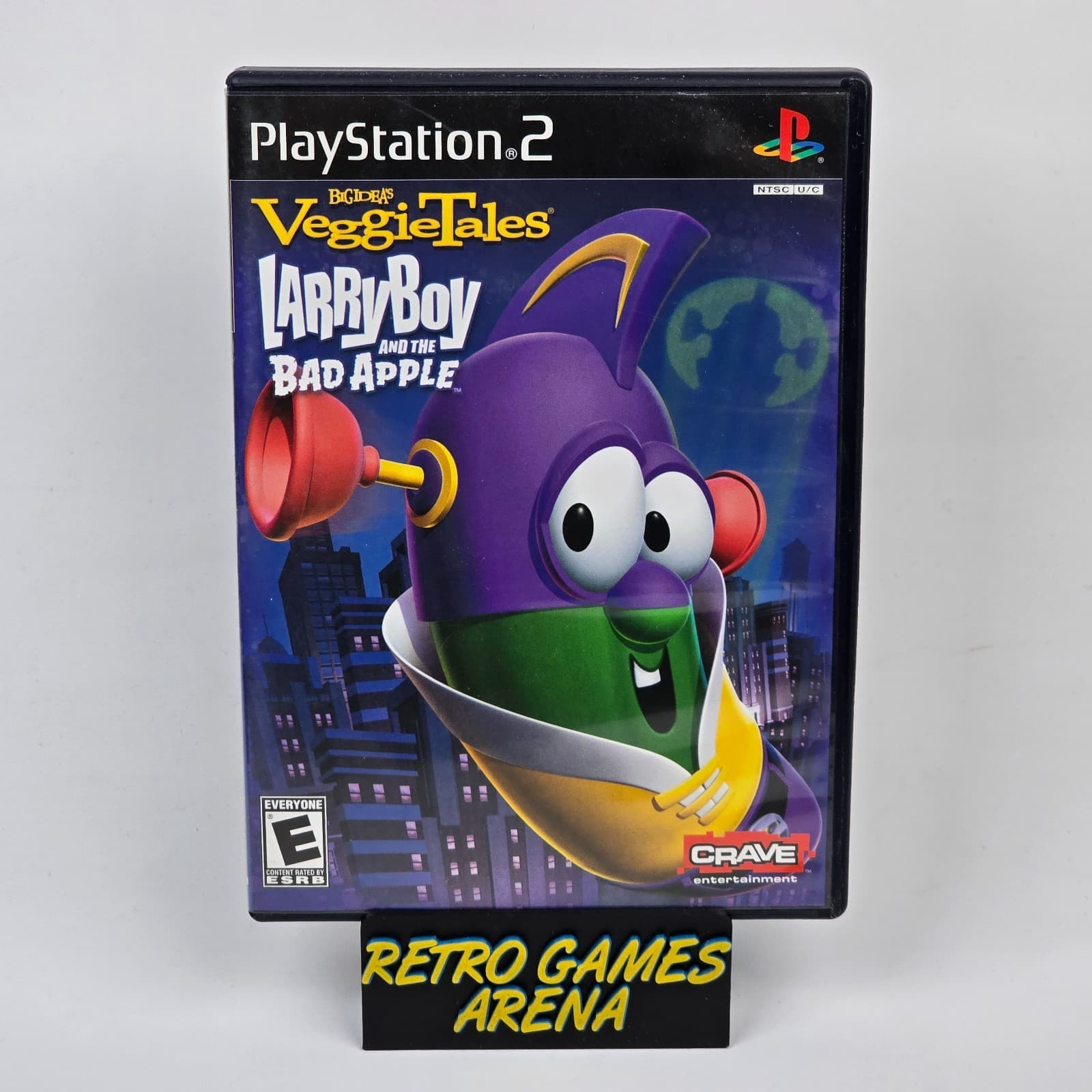VeggieTales: Larry Boy and the Bad Apple (PlayStation 2 PS2) CIB COMPLETE