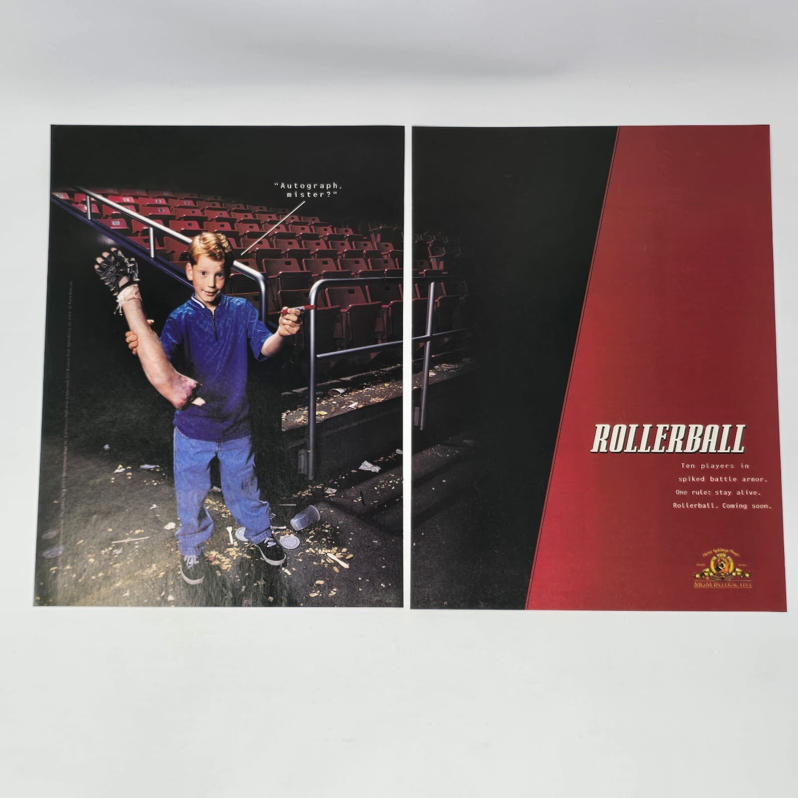 Rollerball Movie Autograph Mister Print Ad/Poster Promo Art