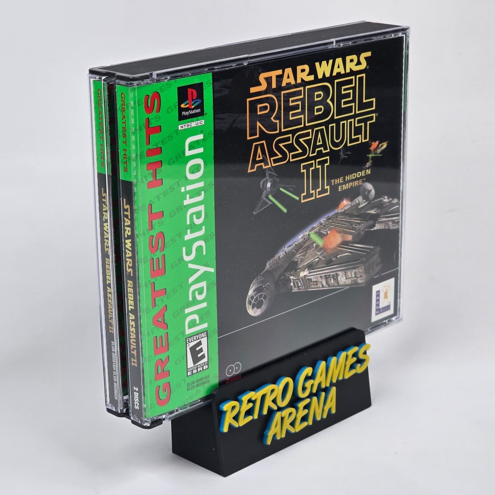 Star Wars: Rebel Assault II 2 (PlayStation 1 PS1) Greatest Hits CIB COMPLETE