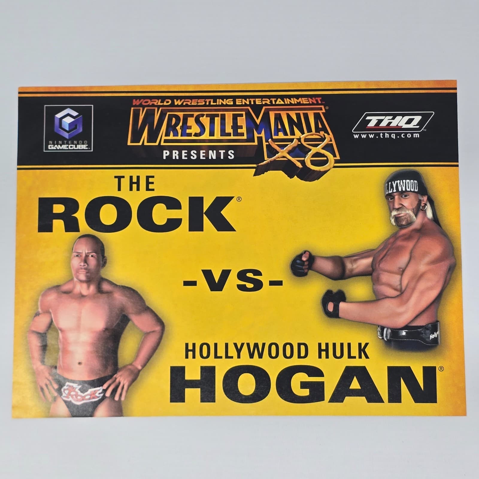 WWE Wrestlemania 18 Nintendo GameCube Rock Print Ad/Poster
