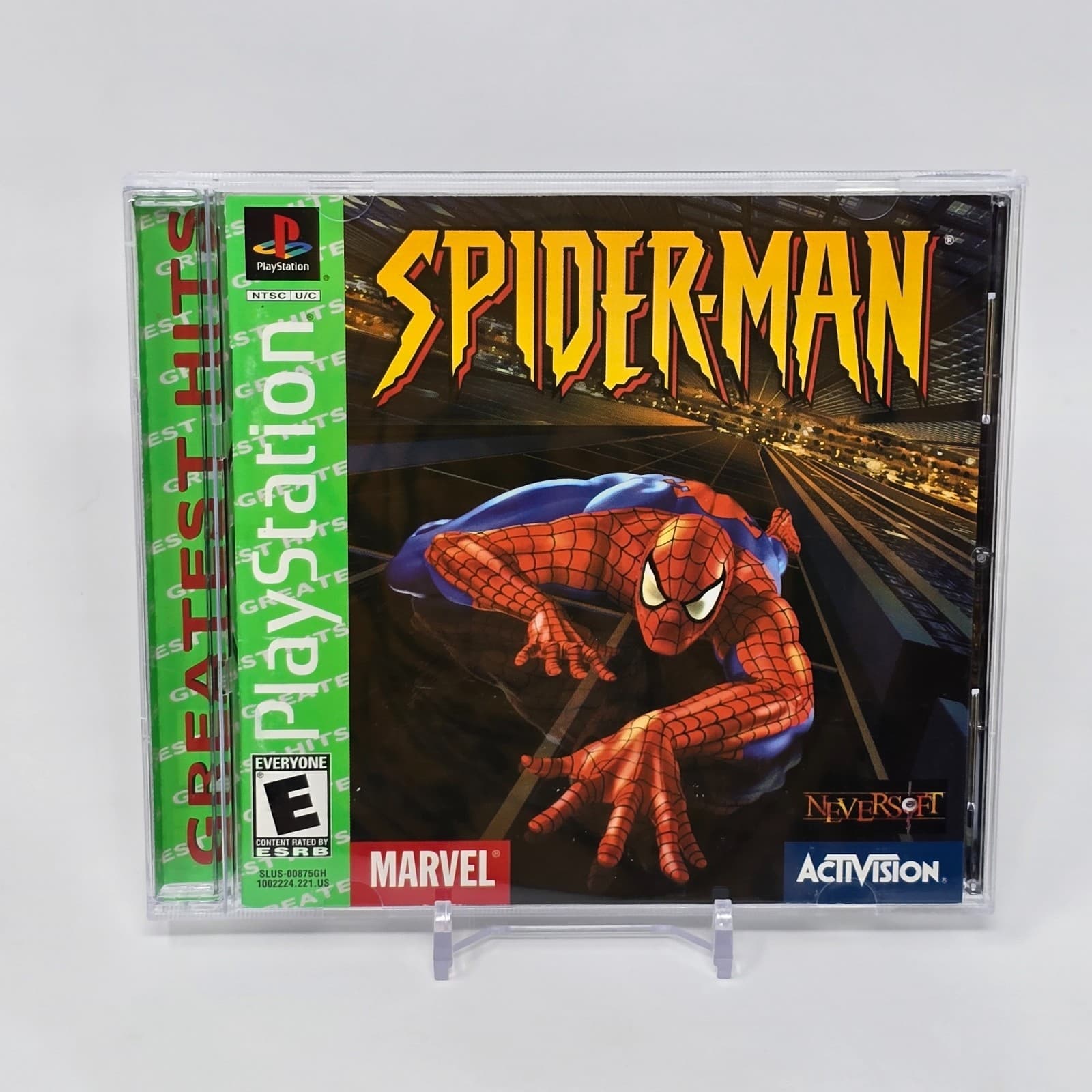 Spider-Man (PlayStation 1 PS1) Greatest Hits CIB COMPLETE & TESTED