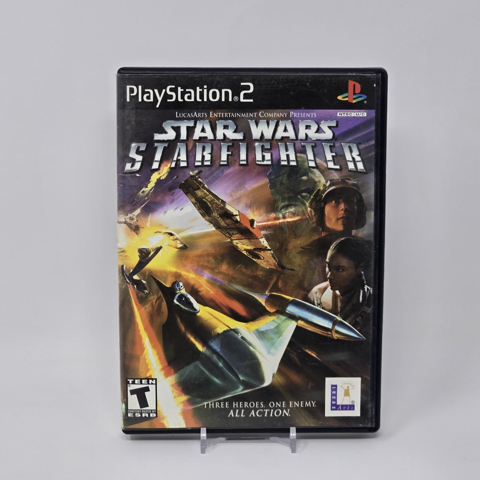 Star Wars: Starfighter (PlayStation 2 PS2) Black Label CIB COMPLETE & TESTED
