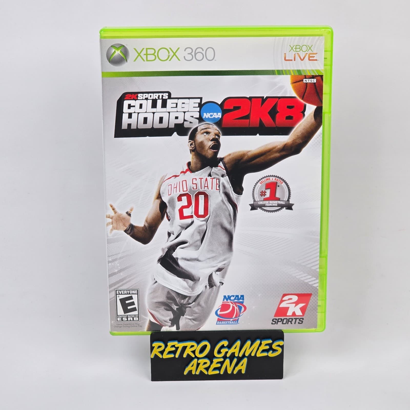 College Hoops 2K8 - NCAA (Xbox 360) CIB COMPLETE (Small Mark on Manual -See Pic)
