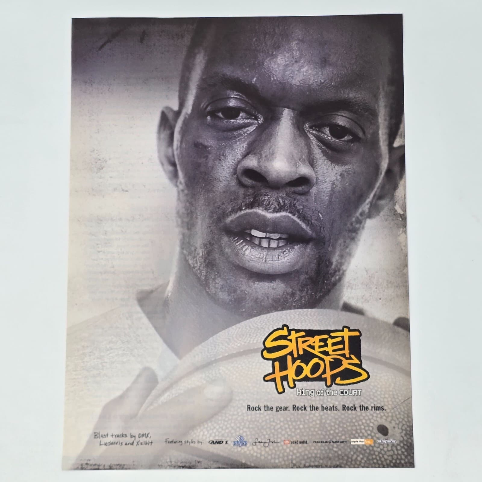 Street Hoops PlayStation 2 PS2 Nintendo GameCube Xbox Print Ad/Poster Promo Art