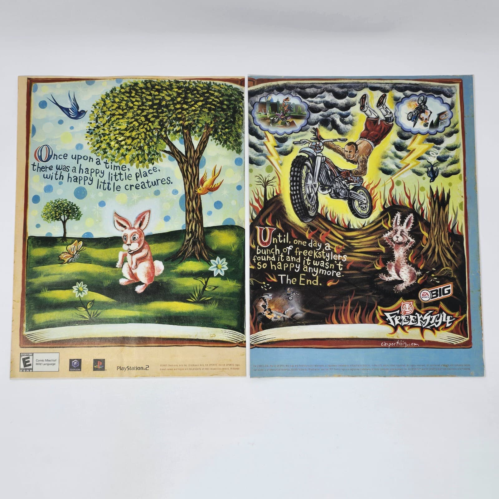 FreekStyle Nintendo GameCube PlayStation 2 PS2 Once Print Ad/Poster Promo Art