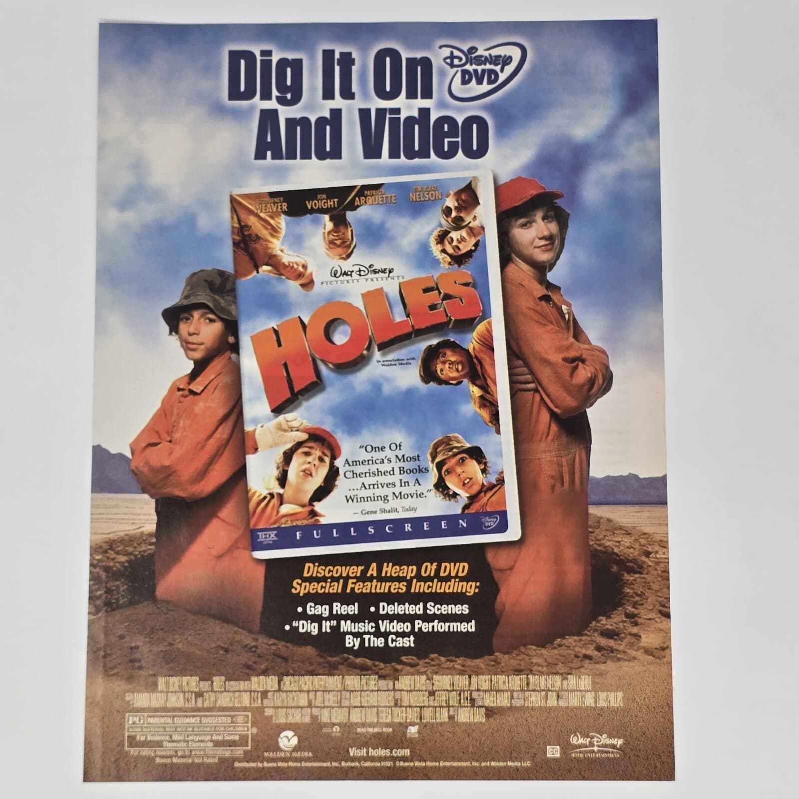 Holes DVD Disney Discover A Heap Print Ad/Poster Official Promo Art