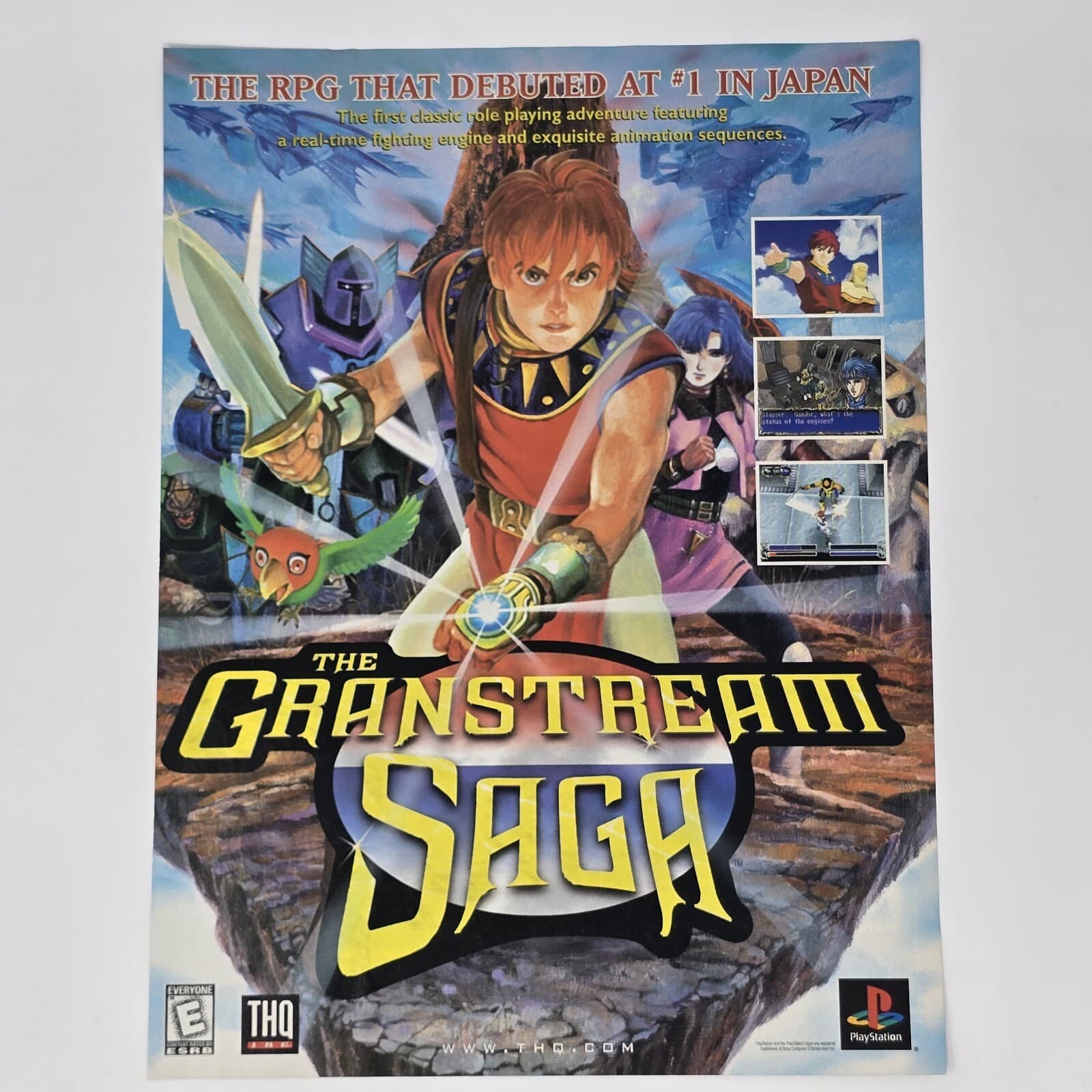 The Granstream Saga Sony PS1 #1 In Japan Print Ad/Poster Official Promo Art