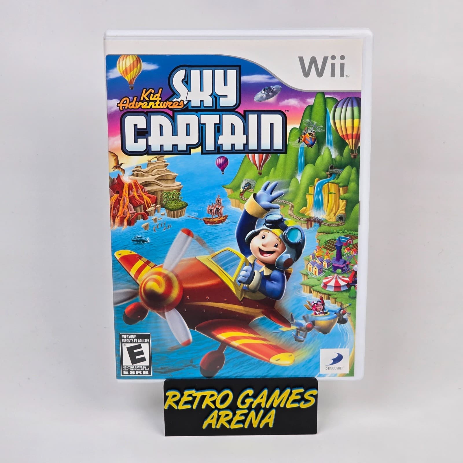 Kid Adventures: Sky Captain (Nintendo Wii) CIB COMPLETE & TESTED