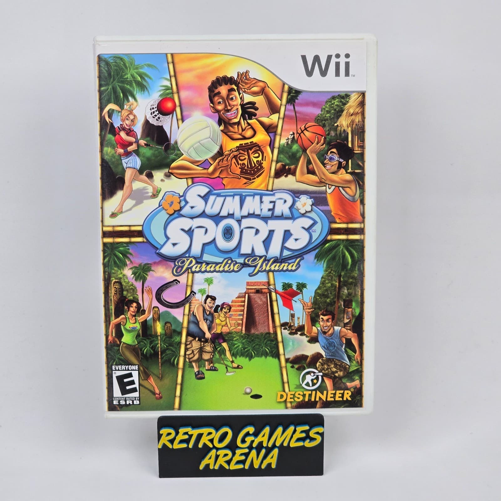Summer Sports: Paradise Island (Nintendo Wii) CIB COMPLETE & TESTED
