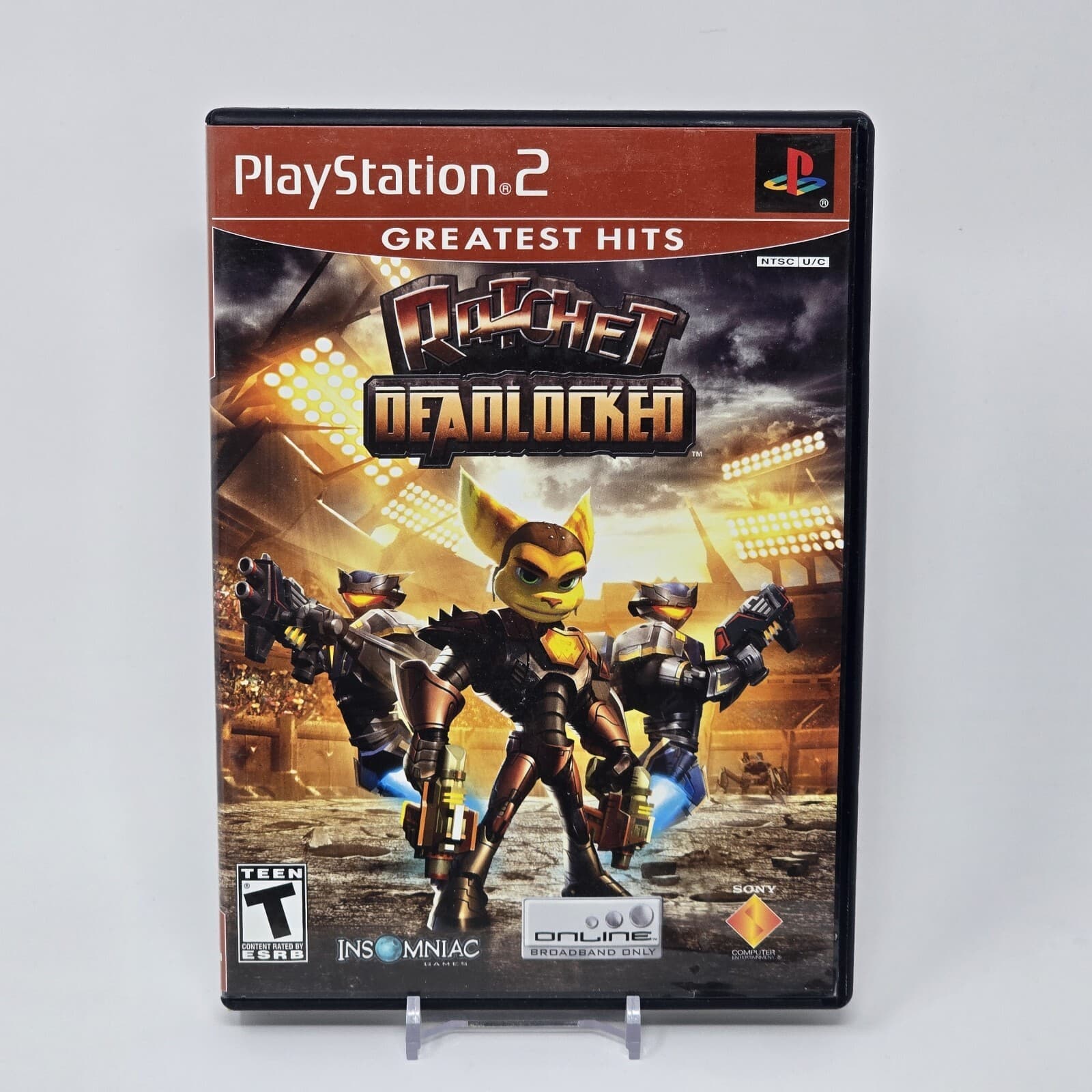 Ratchet: Deadlocked (PlayStation 2 PS2) Greatest Hits Case & Disc TESTED