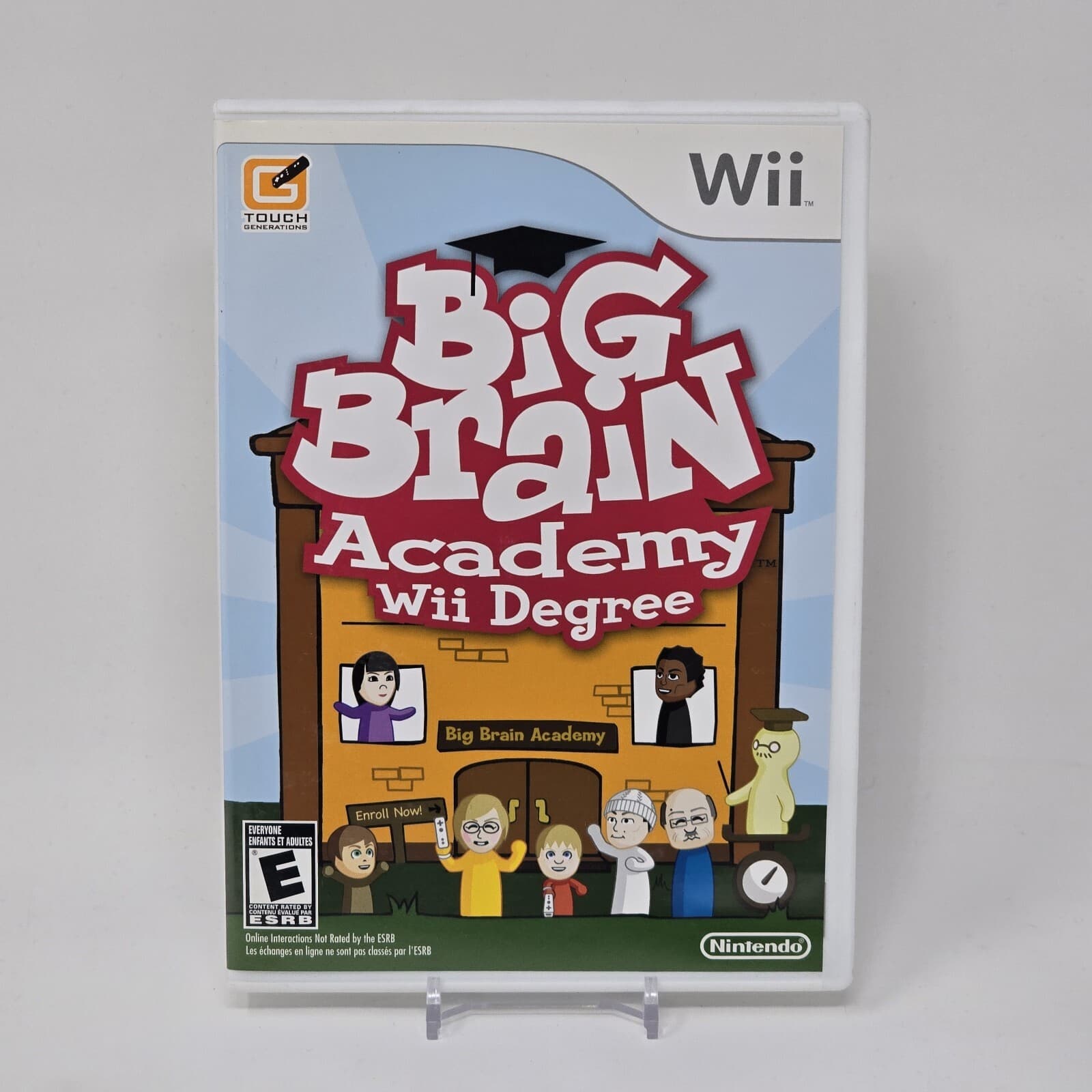 Big Brain Academy: Wii Degree (Nintendo Wii) CIB COMPLETE & TESTED